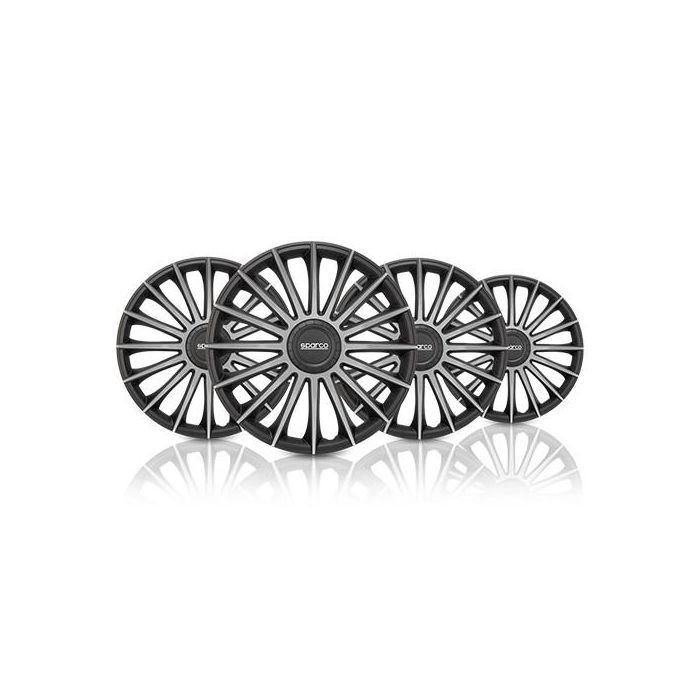 Tapacubos Torino 15" Negro-Plata Cs5 SPC1593BKSV 5 Tapacubos Torino 15" Negro-Plata Cs5 SPC1593BKSV 5
