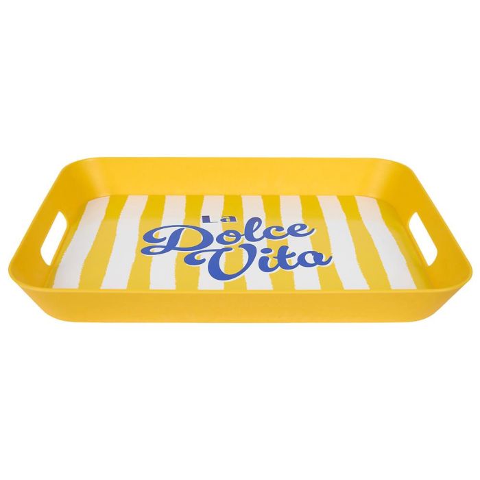 Home Deco Factory Bandeja Dolce Vita Polipropileno 41x32 cm 0 Home Deco Factory Bandeja Dolce Vita Polipropileno 41x32 cm 0
