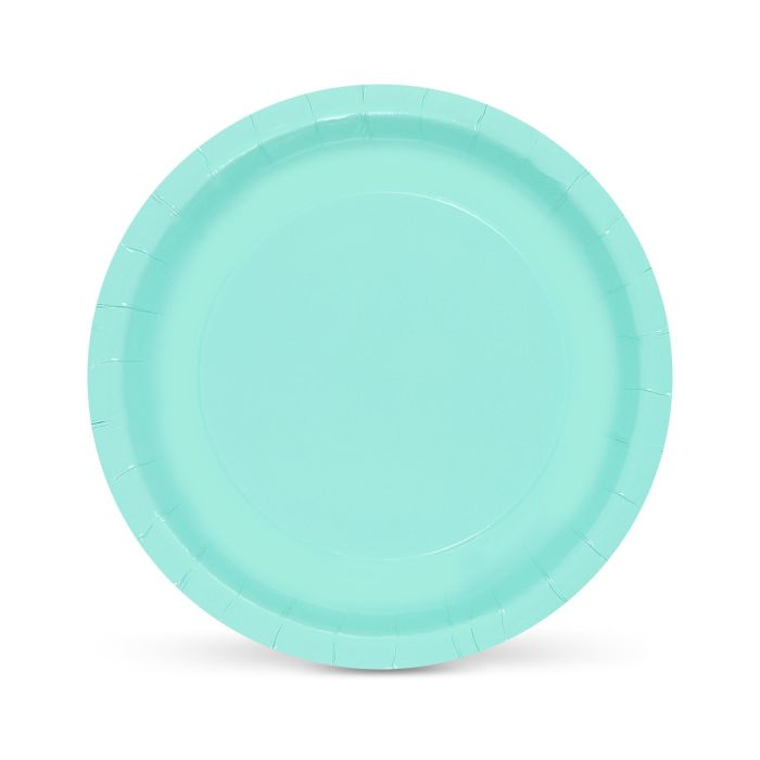 Set de 10 platos de cartón Aguamarina Soja 20 cm Algon (36 Cajas) 2 Set de 10 platos de cartón Aguamarina Soja 20 cm Algon (36 Cajas) 2