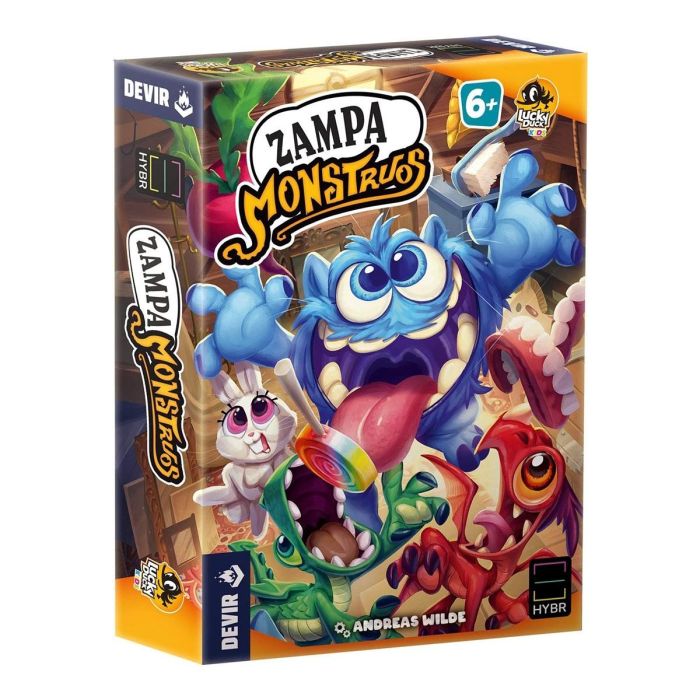 Devir Zampa Monstruos Juego de Mesa Cooperativo de Cartas para 2-4 Jugadores, 6+ Años, Castellano 0 Devir Zampa Monstruos Juego de Mesa Cooperativo de Cartas para 2-4 Jugadores, 6+ Años, Castellano 0