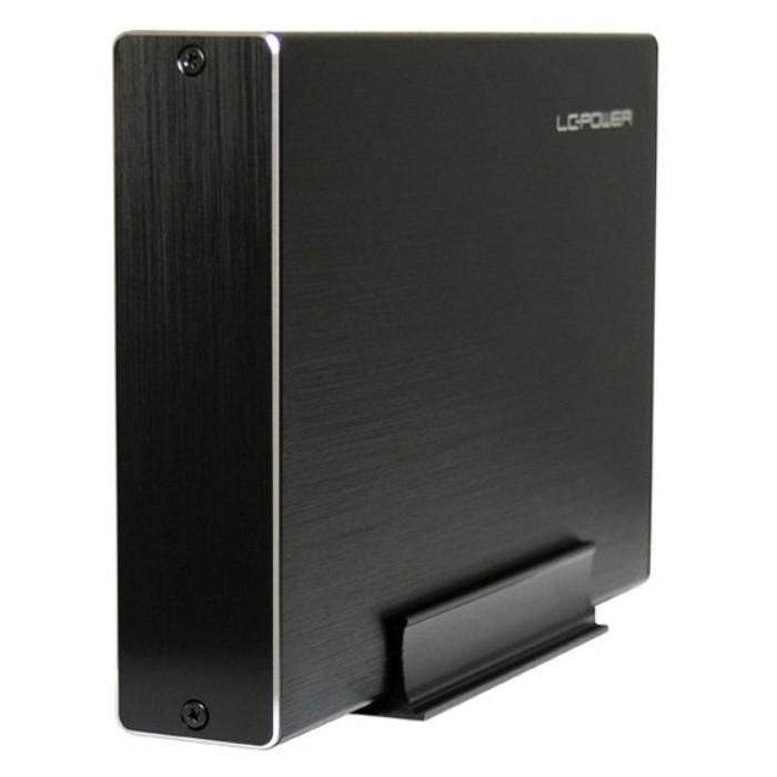 LC-Power LC-35U3-Becrux Carcasa Externa 3.5" SATA a USB 3.0 Aluminio Negro 5 Gbit/s para HDD/SSD