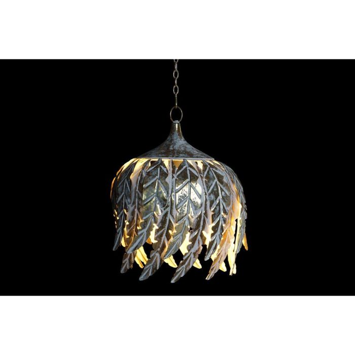 Lampara Techo Tropical DKD Home Decor Gris 33 x 40 x 33 cm 1 Lampara Techo Tropical DKD Home Decor Gris 33 x 40 x 33 cm 1