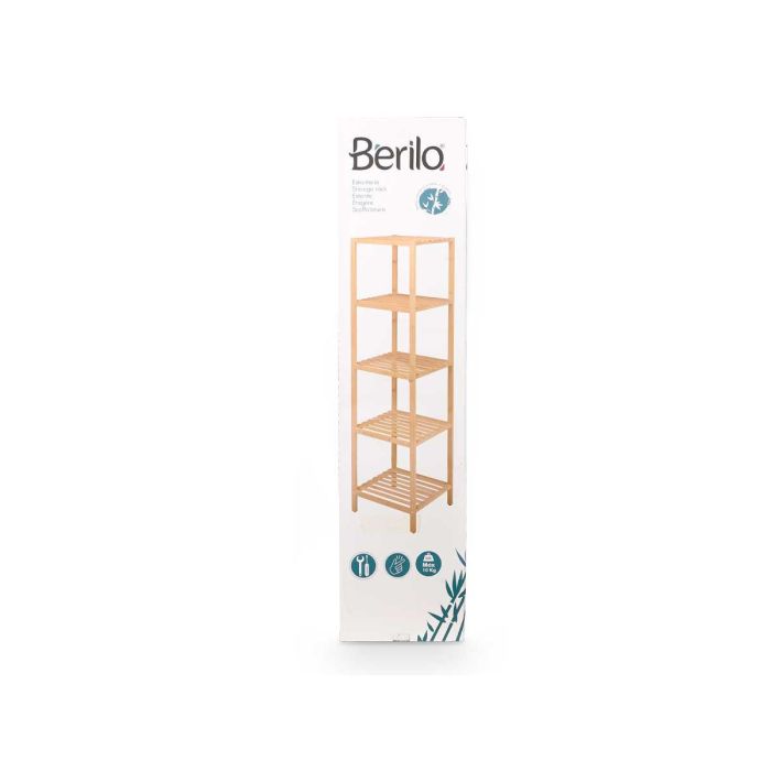 Estanteria Bambu 5 Estantes Berilo 33X141CM (2 Unidades) 2 Estanteria Bambu 5 Estantes Berilo 33X141CM (2 Unidades) 2