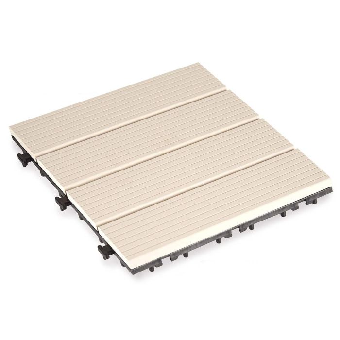 Baldosa Composite Beige Ibergarden 30X2CM (6 Unidades) 1 Baldosa Composite Beige Ibergarden 30X2CM (6 Unidades) 1