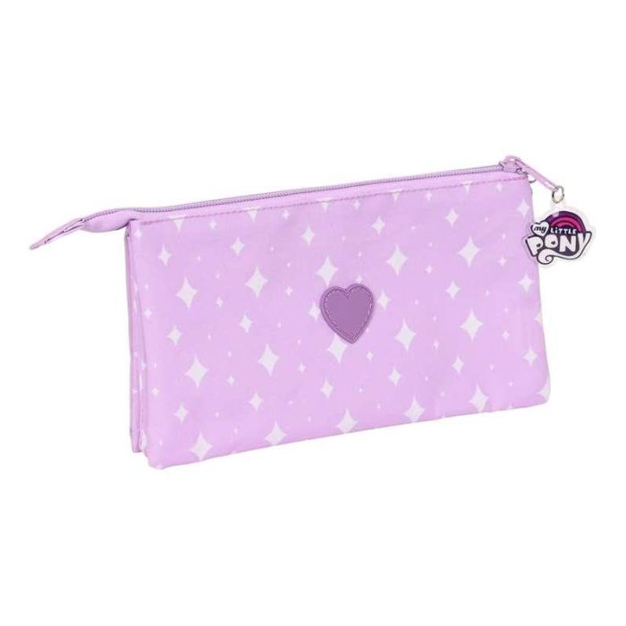Portatodo Triple My Little Pony Lila (22 x 12 x 3 cm) 1 Portatodo Triple My Little Pony Lila (22 x 12 x 3 cm) 1