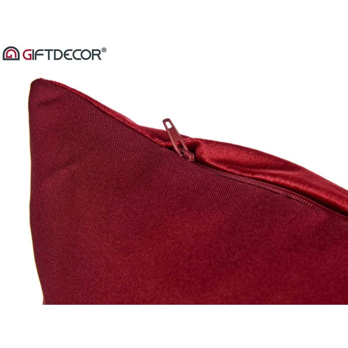Cojín de terciopelo rojo 60x45 cm - Giftdecor (6 Unidades) 4 Cojín de terciopelo rojo 60x45 cm - Giftdecor (6 Unidades) 4
