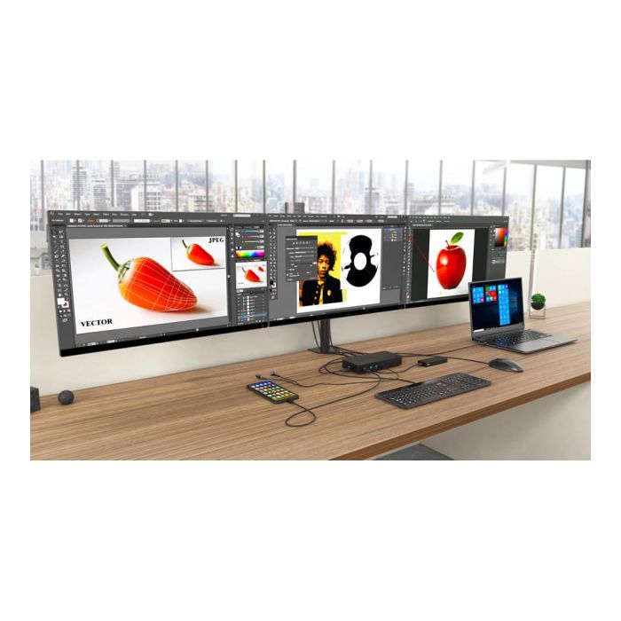 I-TEC Docking Station USB 3.0/USB-C/Thunderbolt con PD 100W, 3x 4K 60Hz para Portátiles 6