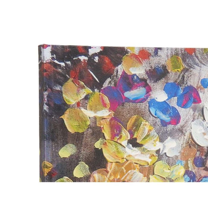 Lienzo Pintado Mujer Corona Flores 80x80 cm - Giftdecor (2 Unidades) 1 Lienzo Pintado Mujer Corona Flores 80x80 cm - Giftdecor (2 Unidades) 1