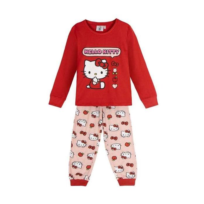 Pijama largo single jersey hello kitty 6 años 0 Pijama largo single jersey hello kitty 6 años 0
