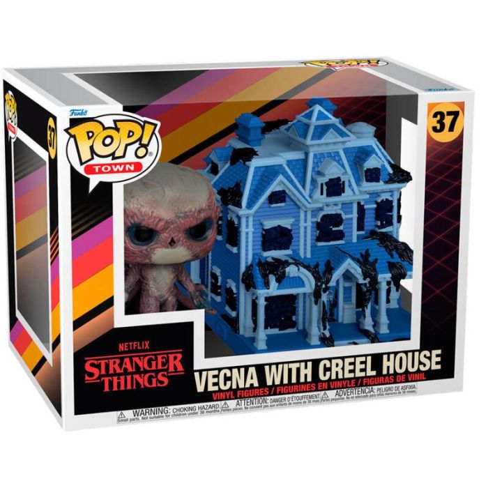 Funko Pop Town Stranger Things Season - Vecna y la Creel House, Figura de Vinilo de 9 cm con Caja Original 0 Funko Pop Town Stranger Things Season - Vecna y la Creel House, Figura de Vinilo de 9 cm con Caja Original 0