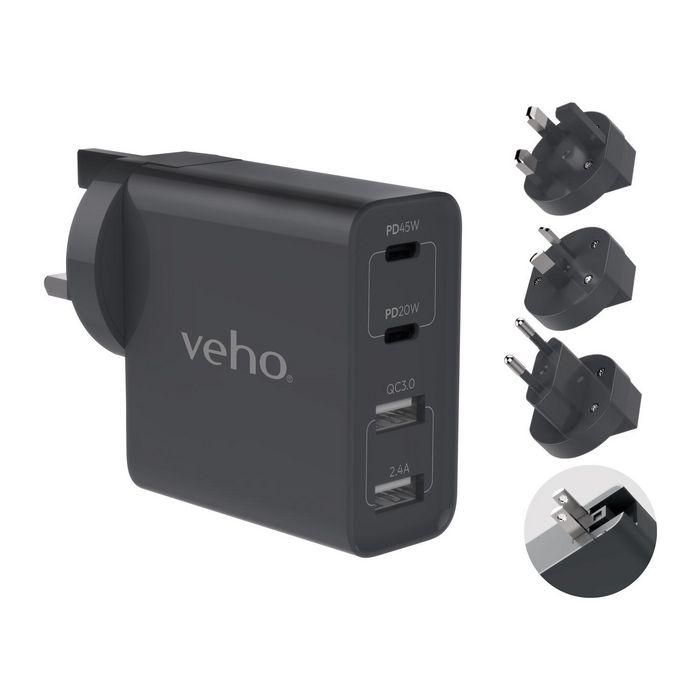 Veho Veho TA-45 Multi region universal USB charger plug adapter Veho Veho TA-45 Multi region universal USB charger plug adapter