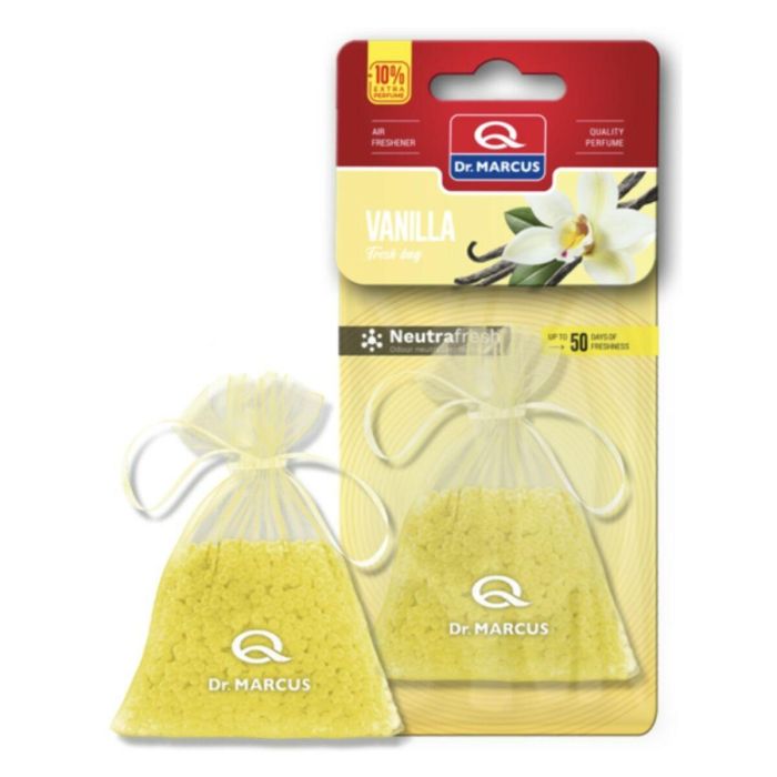 Ambientador para Coche Dr Marcus Fresh Bag Vainilla Fragancia Bolsita Ambientador para Coche Dr Marcus Fresh Bag Vainilla Fragancia Bolsita