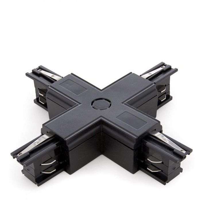 Conector + Carril Trifásico Negro Conector + Carril Trifásico Negro