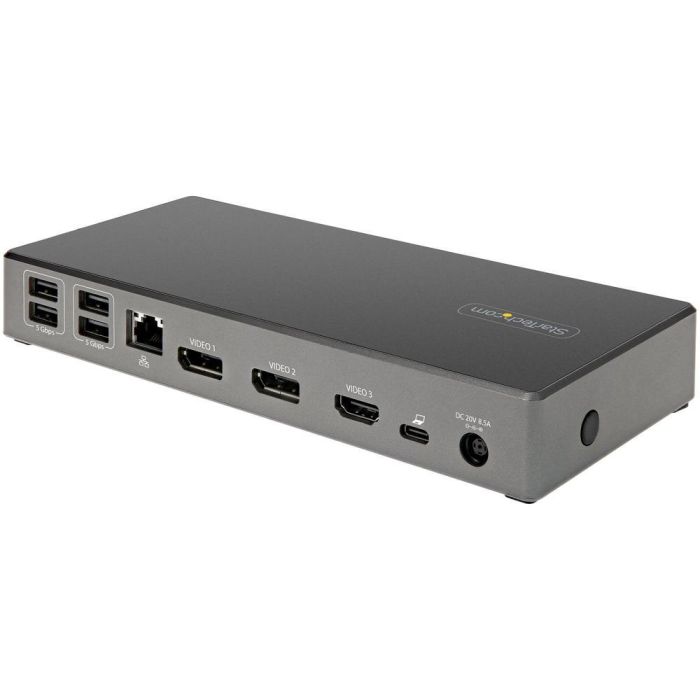 Startech Docking Station 12 en 1 USB-C 100W Triple Monitor - HDMI, DisplayPort, Ethernet, Lector SD, 2x USB-C, 4x USB-A - Para Windows, Chrome OS (Estación de Conexión) Startech Docking Station 12 en 1 USB-C 100W Triple Monitor - HDMI, DisplayPort, Ethernet, Lector SD, 2x USB-C, 4x USB-A - Para Windows, Chrome OS (Estación de Conexión)