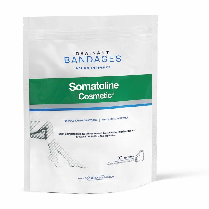 Somatoline Cosmetic Drenante Vendas Kit Completo Acción Reductora Choque