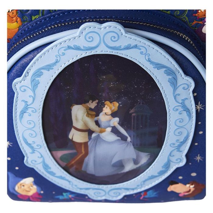 Mochila lenticular 75th Anniversary La Cenicienta Disney Loungefly 26cm 4 Mochila lenticular 75th Anniversary La Cenicienta Disney Loungefly 26cm 4