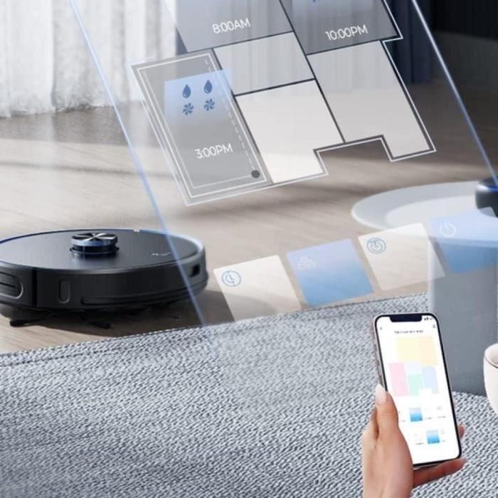 Robot Aspirador y Mopa Conectado con base de succión EZICLEAN I-Bot Z7 Smart - 240 min - 3Kpa - 300m² - 3L 5 Robot Aspirador y Mopa Conectado con base de succión EZICLEAN I-Bot Z7 Smart - 240 min - 3Kpa - 300m² - 3L 5