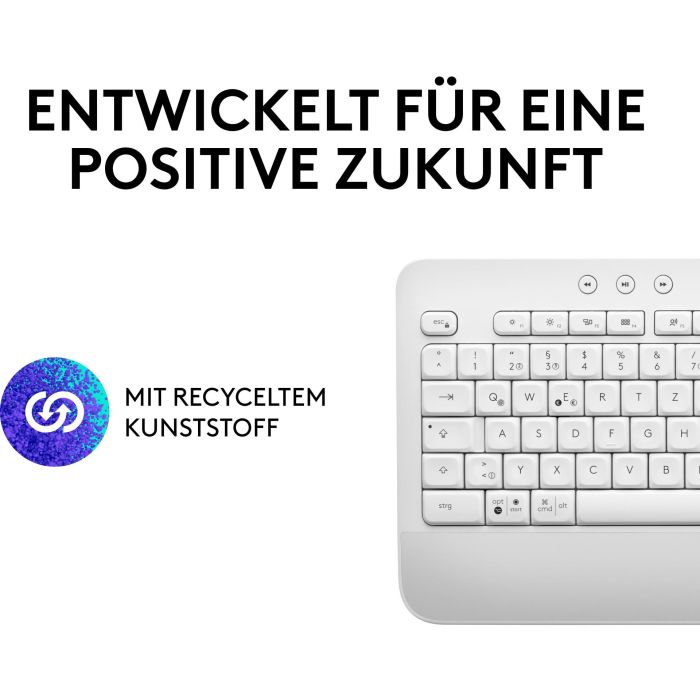 Logitech Signature K650 Bluetooth 5.1 Off-White 7