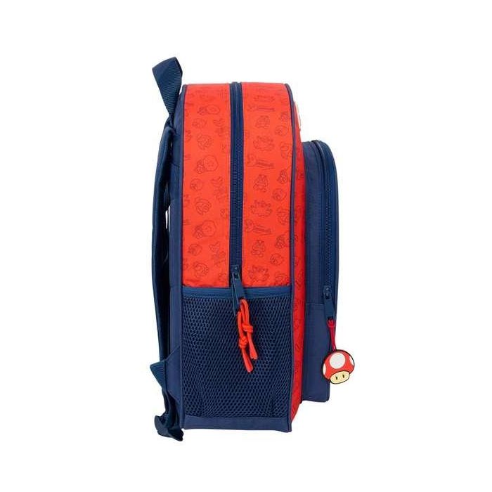Mochila Safta Junior Adaptable A Carro Super Mario Trick 380x320x120 mm 2 Mochila Safta Junior Adaptable A Carro Super Mario Trick 380x320x120 mm 2