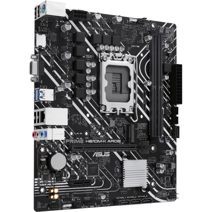 ASUS PRIME H610M-K ARGB Placa Base Intel LGA 1700 DDR5 micro ATX H610 para Core i3/i5/i7/i9/Celeron/Pentium 2 ASUS PRIME H610M-K ARGB Placa Base Intel LGA 1700 DDR5 micro ATX H610 para Core i3/i5/i7/i9/Celeron/Pentium 2