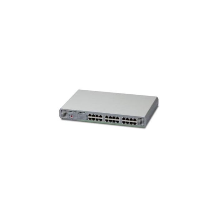Allied Telesis AT-GS910/24-50 Switch No Administrado 24 Puertos Gigabit Ethernet (10/100/1000) con Adaptador de Corriente EU