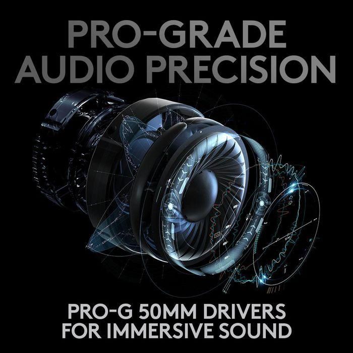 Logitech PRO X Wireless LIGHTSPEED Gaming Headset 8 Logitech PRO X Wireless LIGHTSPEED Gaming Headset 8