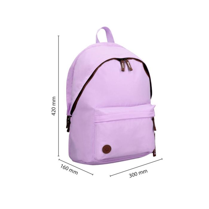 Mochila Antartik Teens 20 L Compartimento Para Portatil Color Morado 420 X 160 X 300 mm 1