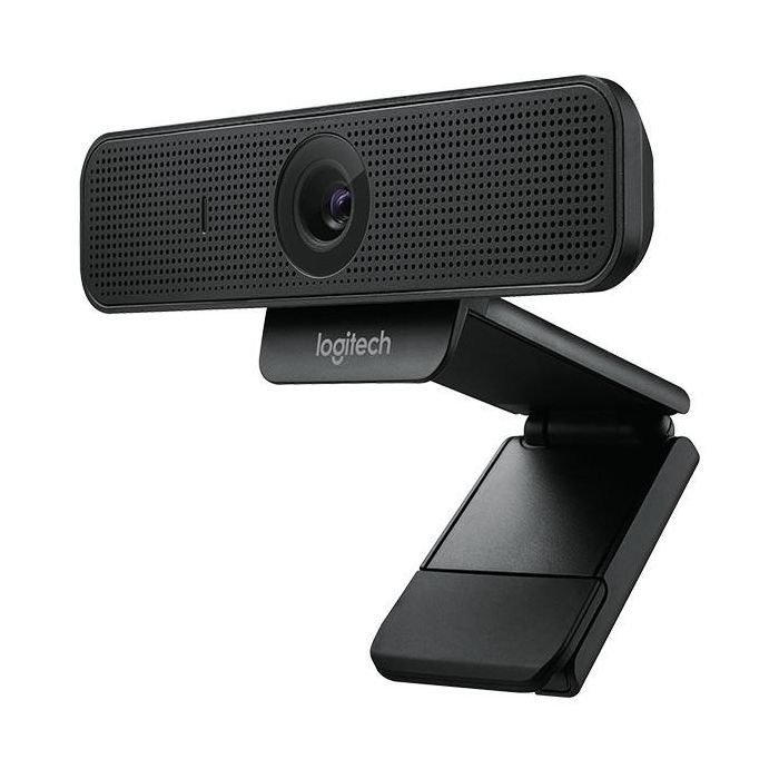 Logitech C925e Webcam Empresarial HD 1080p con Autoenfoque, Micrófonos Duales, Tapa de Privacidad y Certificada para Teams y Zoom 1