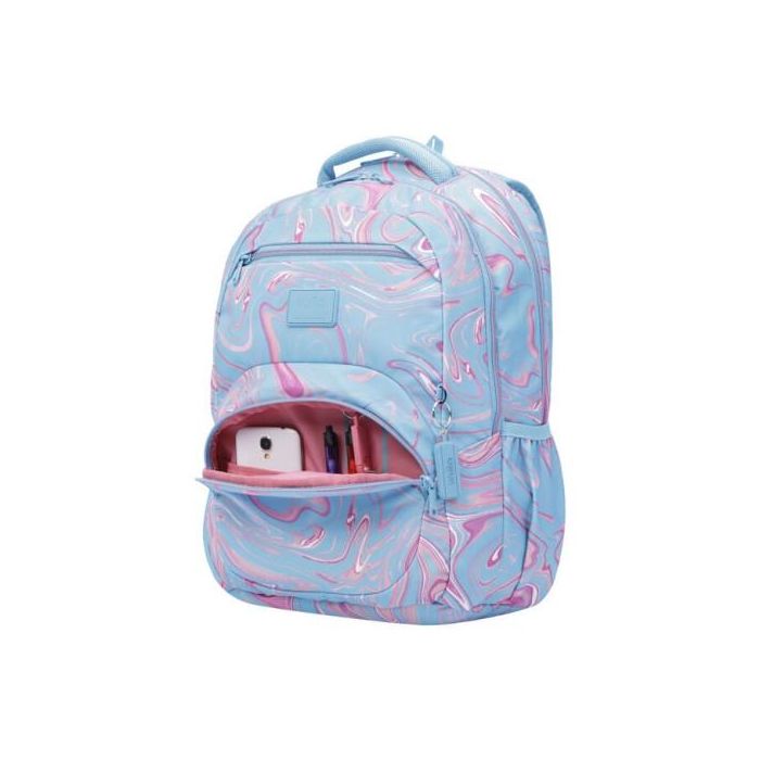 Totto Mochila Eco-Friendly Tracer 4 Grande Estampado Verde y Rosa - MA04TRC004-2210G-3JX, 23L, Material Reciclado 3 Totto Mochila Eco-Friendly Tracer 4 Grande Estampado Verde y Rosa - MA04TRC004-2210G-3JX, 23L, Material Reciclado 3