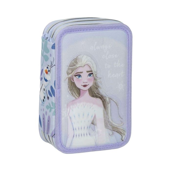 Plumier con accesorios frozen 12.5 x 6.5 x 19.5 cm