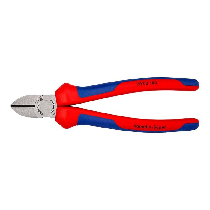 Knipex Alicates de corte diagonal 7002180 185x54x22mm 180mm filo con bisel 1 Knipex Alicates de corte diagonal 7002180 185x54x22mm 180mm filo con bisel 1