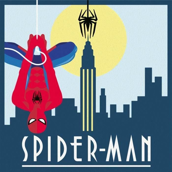 CreArt 20x20 cm Spider Man, Ocio creativo, 23891, Ravensburger 2 CreArt 20x20 cm Spider Man, Ocio creativo, 23891, Ravensburger 2