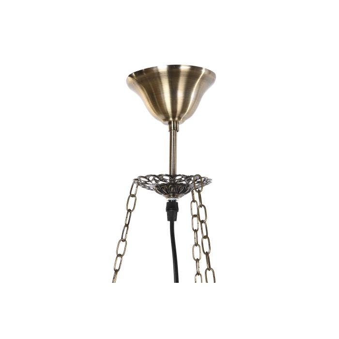 DKD Home Decor Lámpara Techo Arabe Ankara Multicolor 25 x 25 x 40 cm (2 Unidades) Metal Cristal Mosaico E27 2 DKD Home Decor Lámpara Techo Arabe Ankara Multicolor 25 x 25 x 40 cm (2 Unidades) Metal Cristal Mosaico E27 2