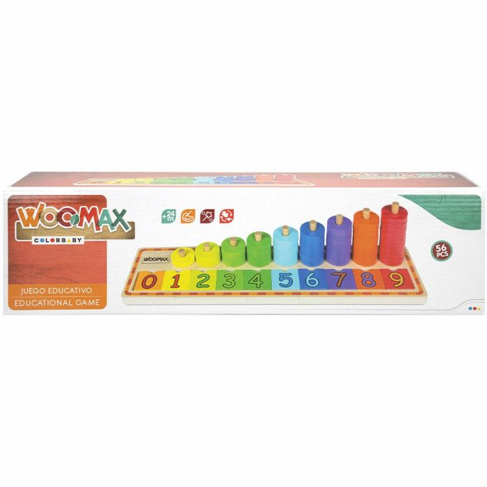 Juego Educación Infantil Woomax Números 56 Piezas 4 Unidades 43 x 11 x 11 cm 1