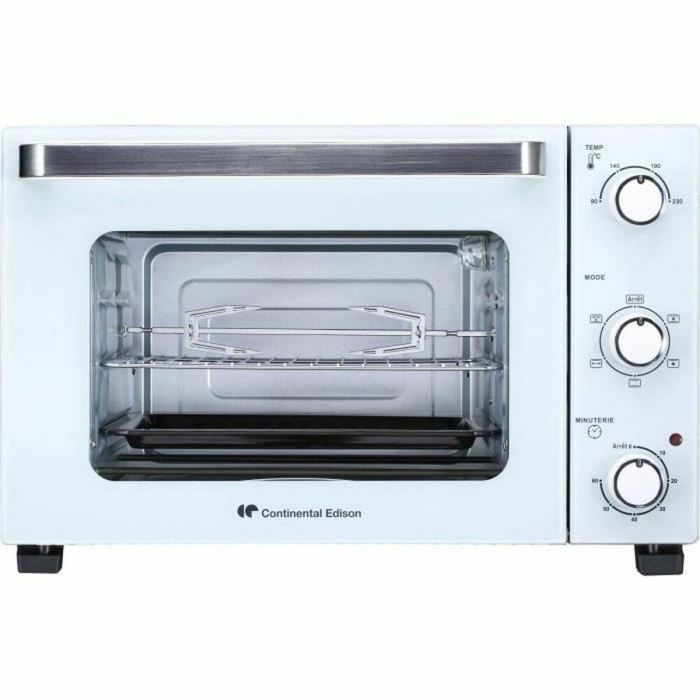 Continental Edison CEMF35W Mini Horno Eléctrico 35L Blanco 1500W con Asador y Circulación Natural Continental Edison CEMF35W Mini Horno Eléctrico 35L Blanco 1500W con Asador y Circulación Natural
