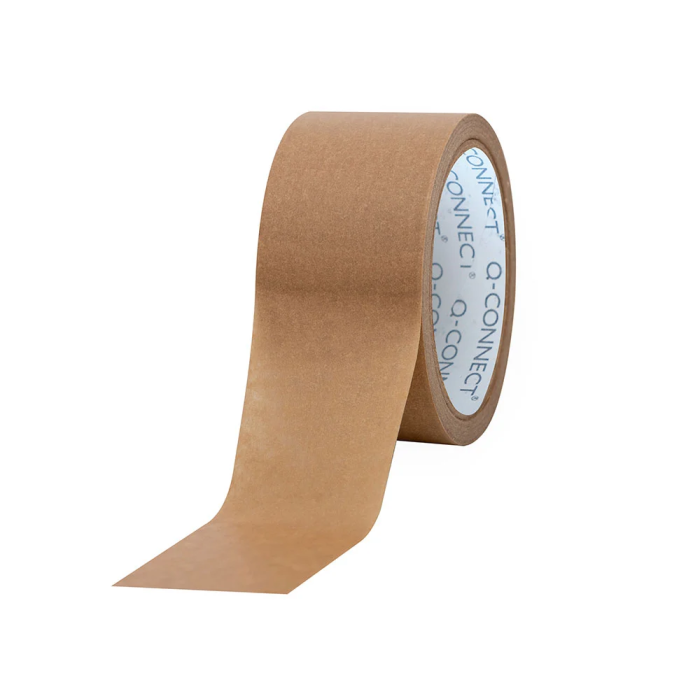 Q-connect Cinta Adhesiva Kraft para Embalaje 50mt x 50mm Reciclable 1 Q-connect Cinta Adhesiva Kraft para Embalaje 50mt x 50mm Reciclable 1