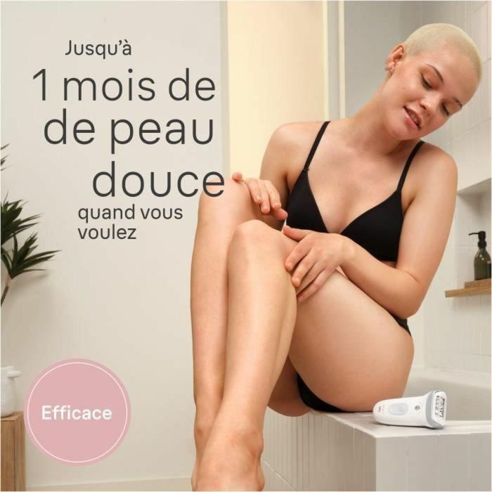 Depiladora eléctrica - BRAUN - Silk-épil 7 - Depilación fácil - Piel suave y duradera - 7-441 - Blanco / Plata 2 Depiladora eléctrica - BRAUN - Silk-épil 7 - Depilación fácil - Piel suave y duradera - 7-441 - Blanco / Plata 2