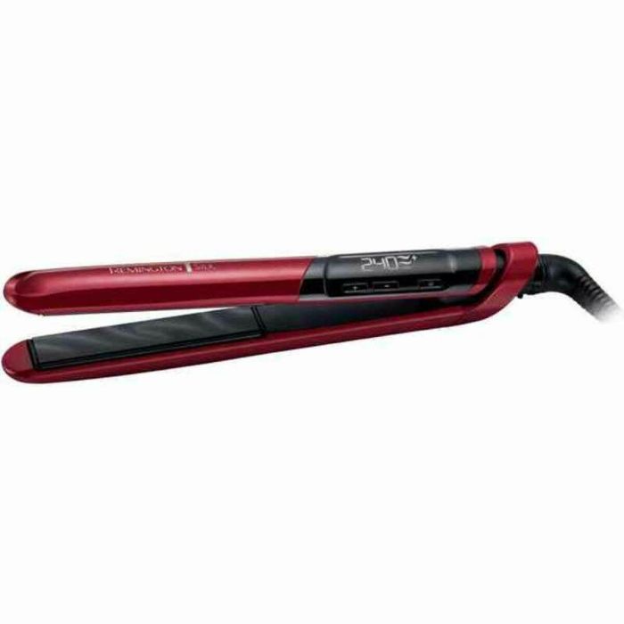 Remington S9600 Plancha de Pelo de Seda Cerámica Avanzada, Placas XL 110mm, Temp. 150-240°C, Calentamiento Rápido, Estuche 44