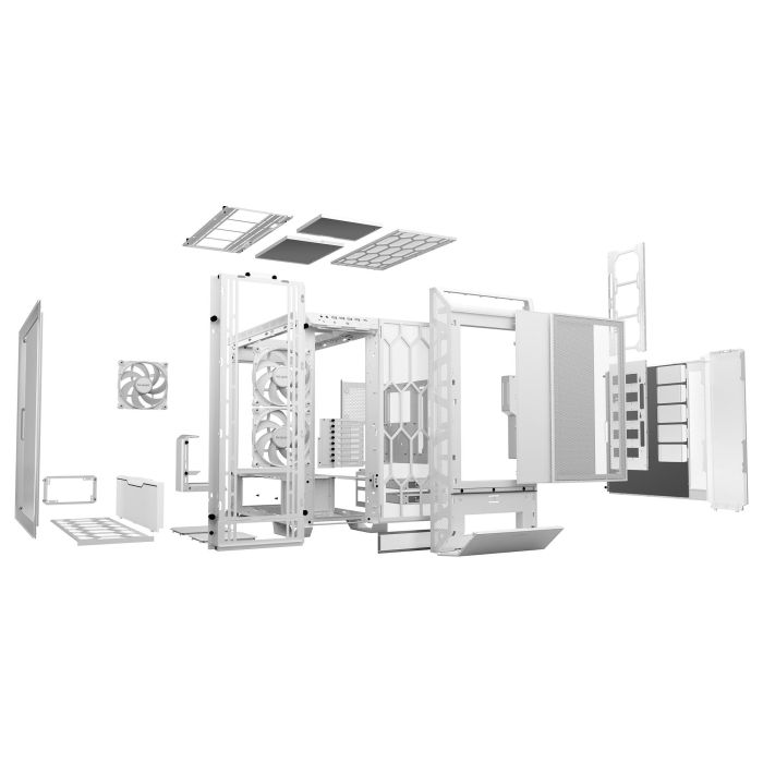 Be Quiet! Torre PC Dark Base Pro 901 Blanco con Ventana Lateral y Panel de Cristal Templado 3