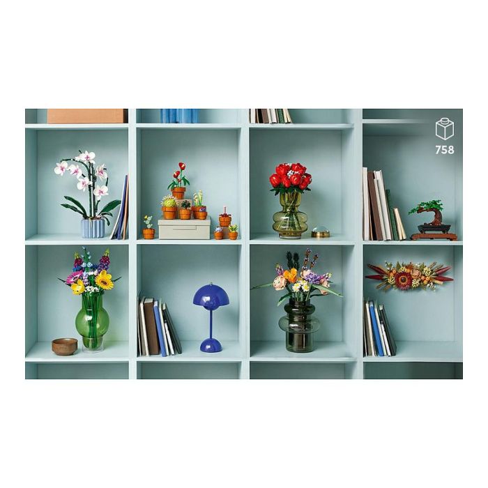 LEGO Icons 10329 Plantas Diminutas Set de Construcción Ornamental para Adultos 14