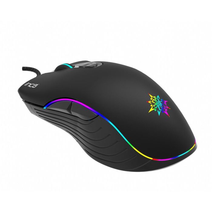 INCA Gaming Maus IMG-GT15 4800 DPI. RGB. 7 Tasten. USB. SW retail 1 INCA Gaming Maus IMG-GT15 4800 DPI. RGB. 7 Tasten. USB. SW retail 1