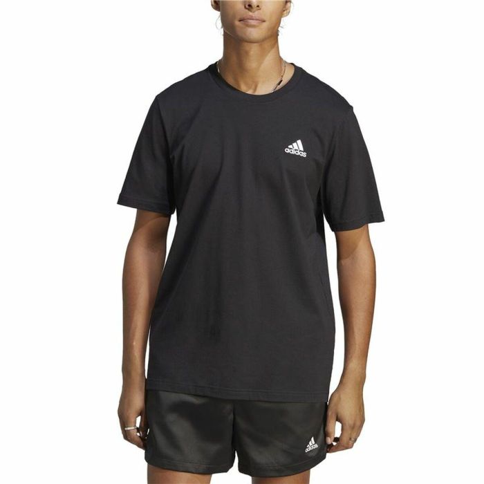 Camiseta de Manga Corta Hombre Adidas Training Negro 5
