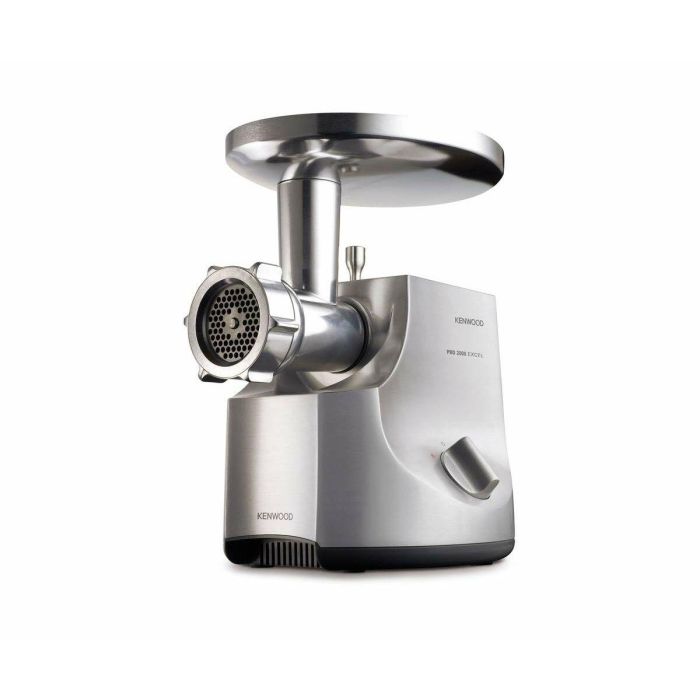 Kenwood MG700 Picadora de Carne 3 kg/min, Incluye 3 Rejillas, Adaptadores Salchicha y Kebbe - Aluminio Cepillado 4
