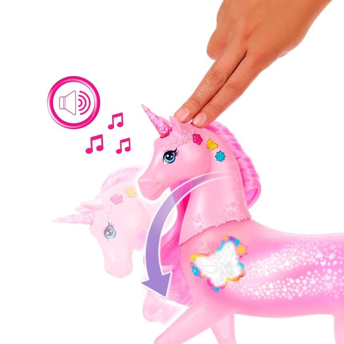 Barbie Unicornio Con Luces Y Sonidos Jcp78 Mattel 3 Barbie Unicornio Con Luces Y Sonidos Jcp78 Mattel 3