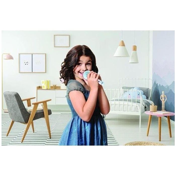 Micrófono karaoke frozen bluetooth/inalámbrico con efectos de luz y sonido 2 Micrófono karaoke frozen bluetooth/inalámbrico con efectos de luz y sonido 2