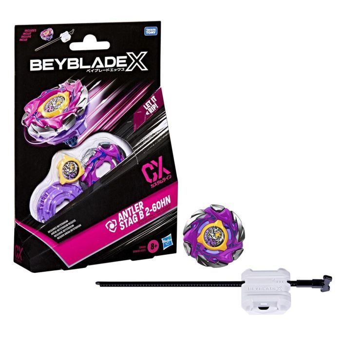 HASBRO Beyblade X B 2-60HN Juego Kit Inicial Antler Stag para Niños +8 Años 6