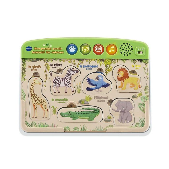 Puzzle Infantil de Madera Vtech Baby Puzzle Madera Animales