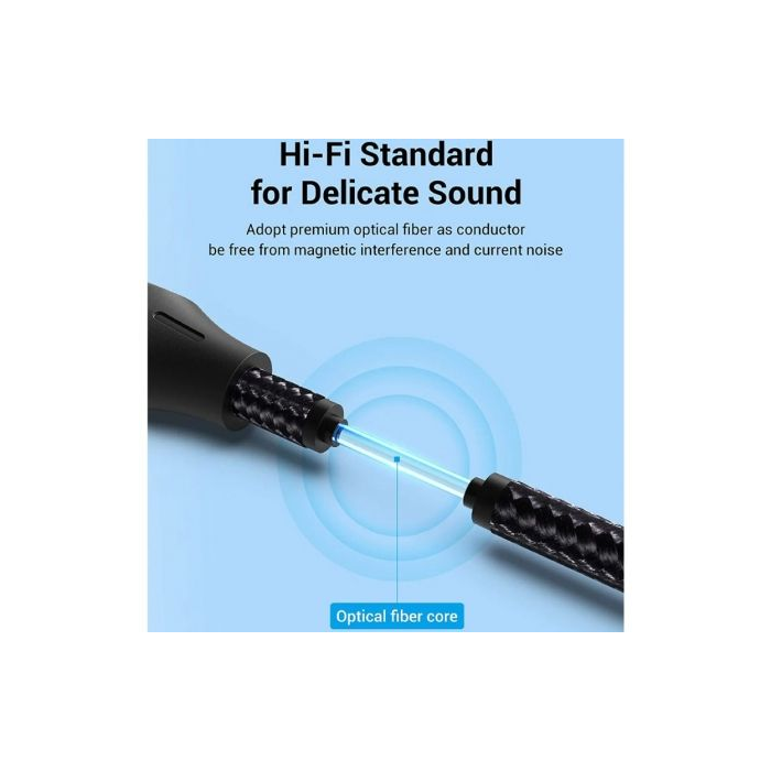 Cable de Audio de Fibra óptica Vention BAVHN/ 15m/ Gris 2