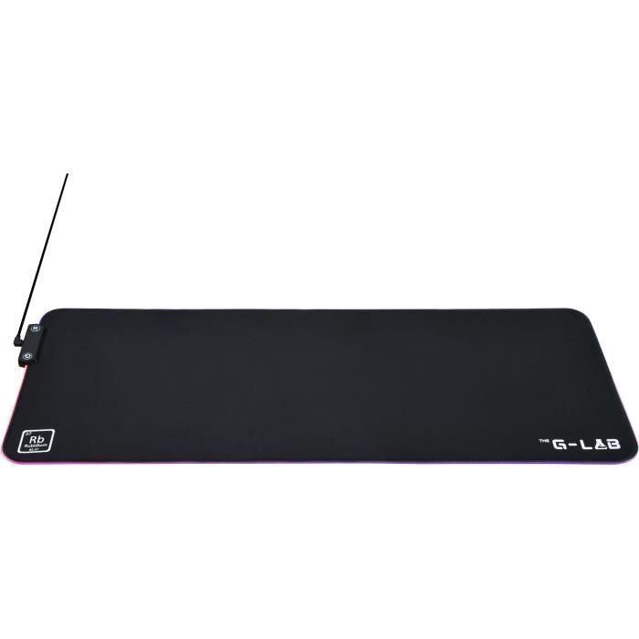 The G-Lab Pad Rubidium Alfombrilla de ratón para juegos Negro 1 The G-Lab Pad Rubidium Alfombrilla de ratón para juegos Negro 1