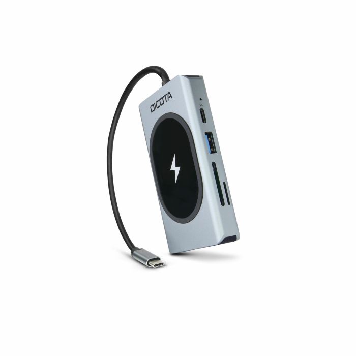 D Dicota USB-C 10-in-1 Charging Hub 4K PD 100W silver 2